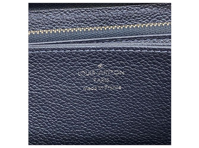 Portafoglio Zippy Louis Vuitton Monogram Empreinte Flower Stud Blu navy - vista 4