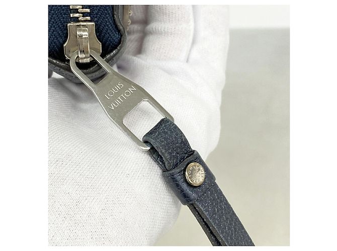 Portafoglio Zippy Louis Vuitton Monogram Empreinte Flower Stud Blu navy - vista 7