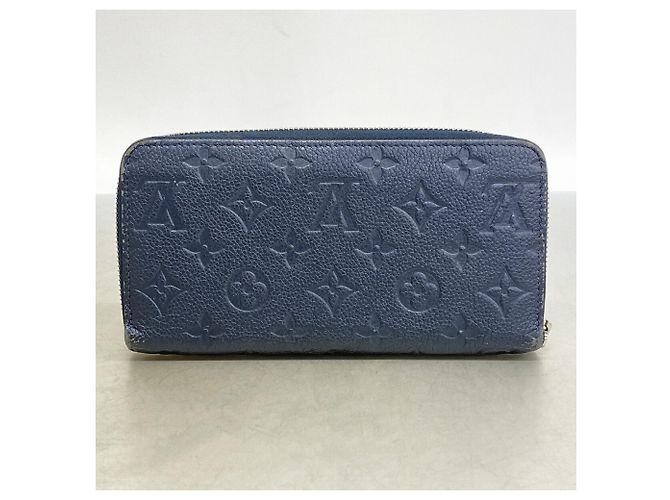 Portafoglio Zippy Louis Vuitton Monogram Empreinte Flower Stud Blu navy - vista 9