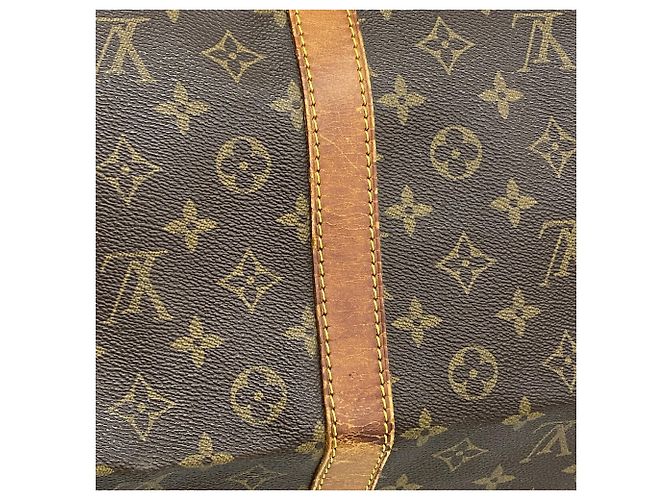 Louis Vuitton Boston Monogram Keepall 60 Tasche Braun - Ansicht 12