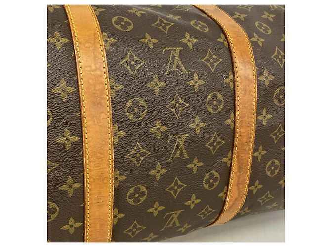 Louis Vuitton Boston Monogram Keepall 60 Tasche Braun - Ansicht 13