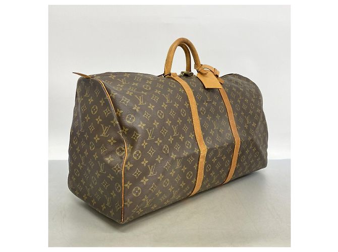 Louis Vuitton Boston Monogram Keepall 60 Tasche Braun - Ansicht 2
