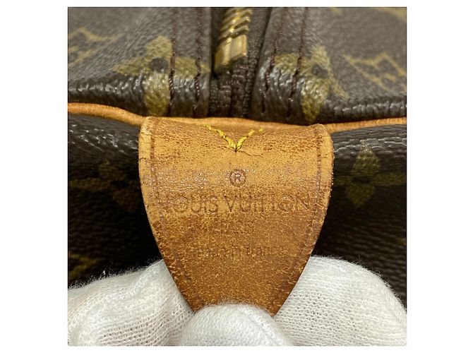 Louis Vuitton Boston Monogram Keepall 60 Tasche Braun - Ansicht 5