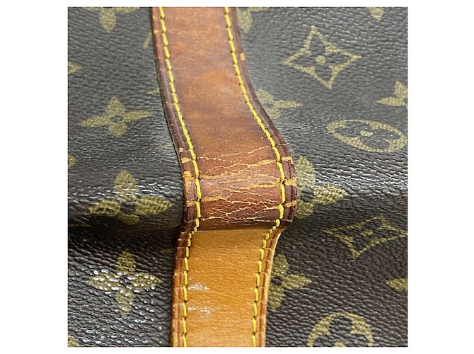Louis Vuitton Boston Monogram Keepall 60 Tasche Braun - Ansicht 6