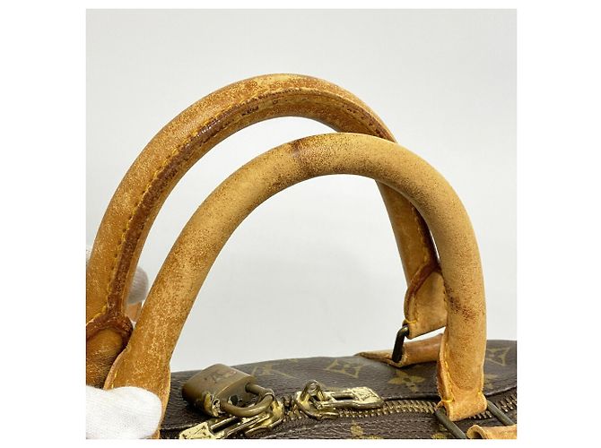 Louis Vuitton Boston Monogram Keepall 60 Tasche Braun - Ansicht 8