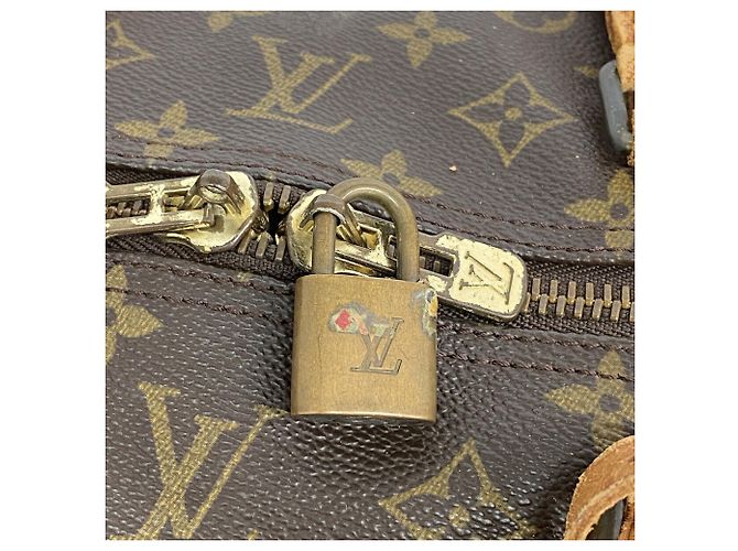 Louis Vuitton Boston Monogram Keepall 60 Tasche Braun - Ansicht 9