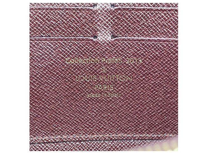 Louis Vuitton Damier Paillette Zippy Wallet Red - view 4