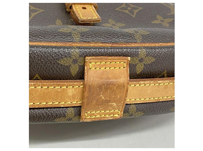 Borsa a tracolla Louis Vuitton Monogram Jeune Fille MM Marrone - vista 11