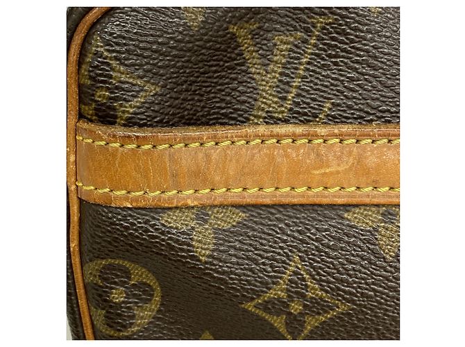 Borsa a tracolla Louis Vuitton Monogram Jeune Fille MM Marrone - vista 12