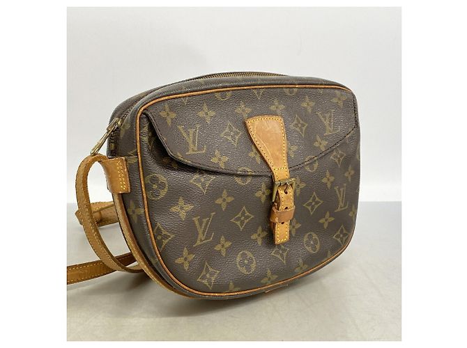 Borsa a tracolla Louis Vuitton Monogram Jeune Fille MM Marrone - vista 2