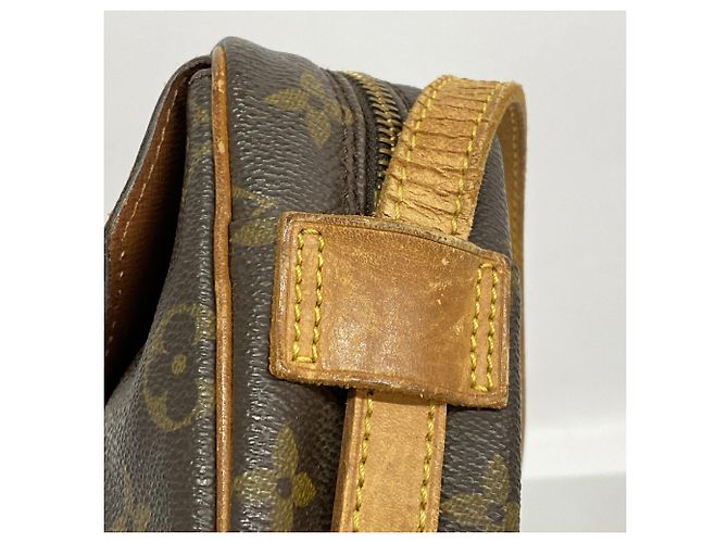 Borsa a tracolla Louis Vuitton Monogram Jeune Fille MM Marrone - vista 7