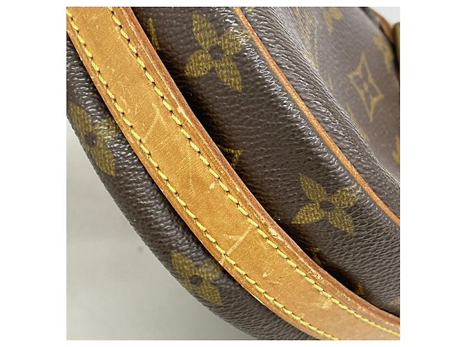 Borsa a tracolla Louis Vuitton Monogram Jeune Fille MM Marrone - vista 8