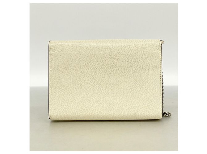 Borsa spalla portafoglio Gucci Dionysus in pelle bianca Bianco - vista 11