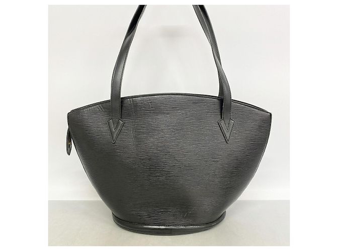 Bolso de hombro Louis Vuitton Epi Saint Jacques Negro - vista 12