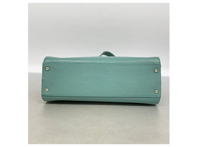 Borsa a Tracolla Chanel Blu - vista 3