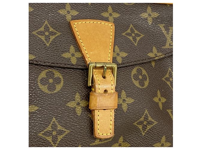 Borsa a spalla Louis Vuitton Monogram Jeune Fille PM Marrone - vista 9