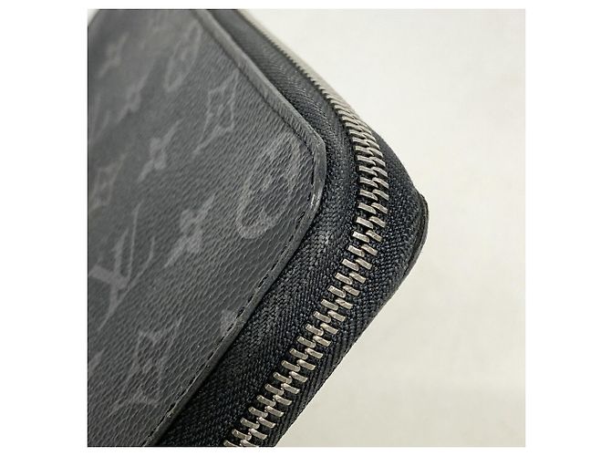 Carteira Zippy Louis Vuitton Monogram Eclipse Preto - vista 6