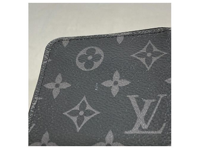 Carteira Zippy Louis Vuitton Monogram Eclipse Preto - vista 8