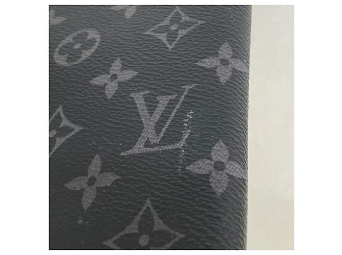 Carteira Zippy Louis Vuitton Monogram Eclipse Preto - vista 9