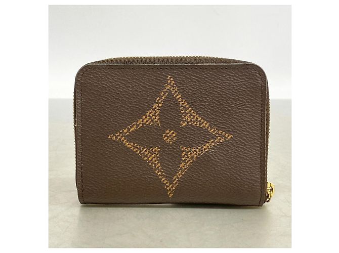 Louis Vuitton Monogram Giant Zippy Coin Purse Brown - view 8