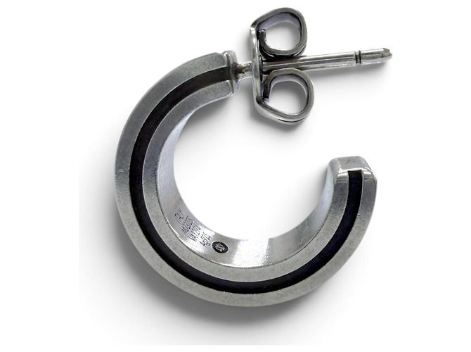 Louis Vuitton Silver 925 Stecker-Ohrringe Silber - Ansicht 6