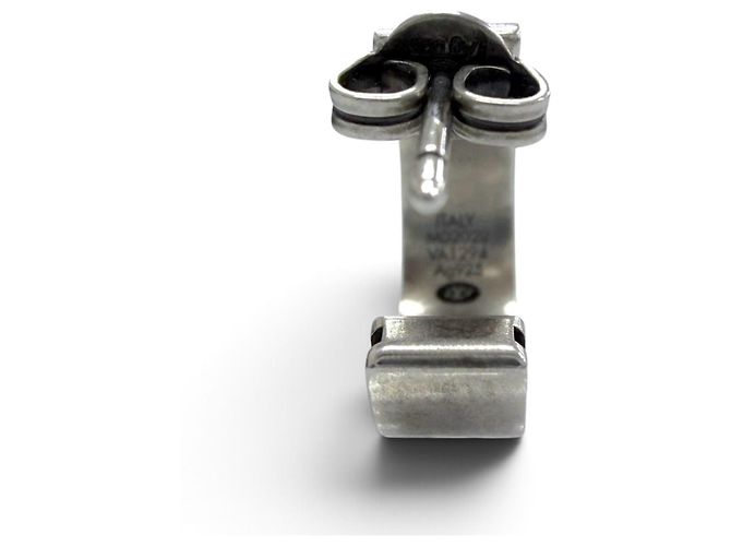 Louis Vuitton Silver 925 Stecker-Ohrringe Silber - Ansicht 7