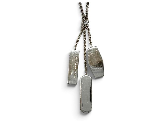 Autre Marque Collana Tiffany & Co. 1837 Element Triple Tag - vista 3