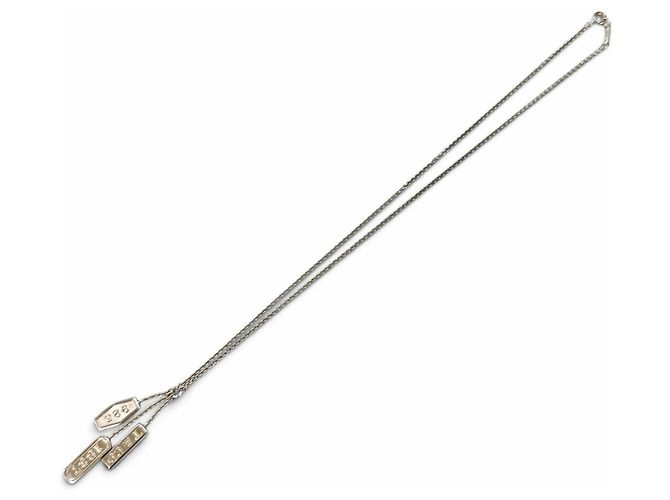 Autre Marque Collana Tiffany & Co. 1837 Element Triple Tag - vista 4