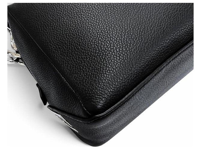 Fendi 7VA672 Louis Medium FF Metal Shoulder Bag Noir - vue 6