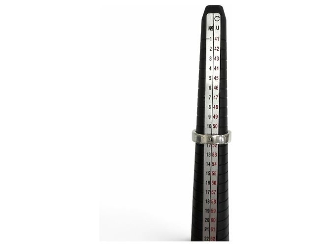 Ring Hermès Anel de faixa Hermes New Hercules AG925 H-Logo Prata - vista 8