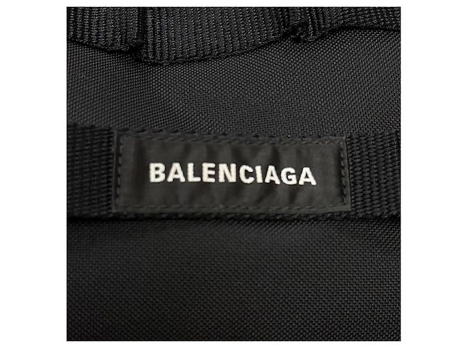 Balenciaga 644029 Army Small Nylon Leather 2-Way Tote Bag - vista 10