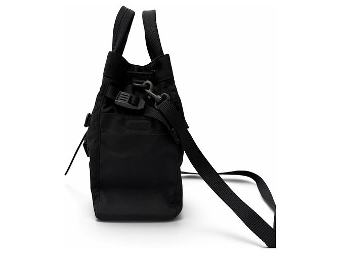 Balenciaga 644029 Army Small Nylon Leather 2-Way Tote Bag - vista 3