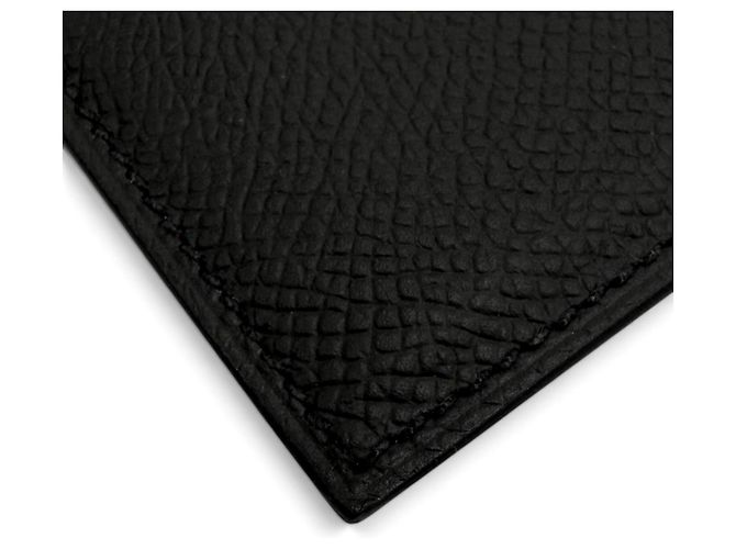 Hermès Hermes Kartenetui aus Epsom-Leder Schwarz - Ansicht 4