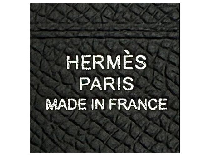 Hermès Hermes Kartenetui aus Epsom-Leder Schwarz - Ansicht 6