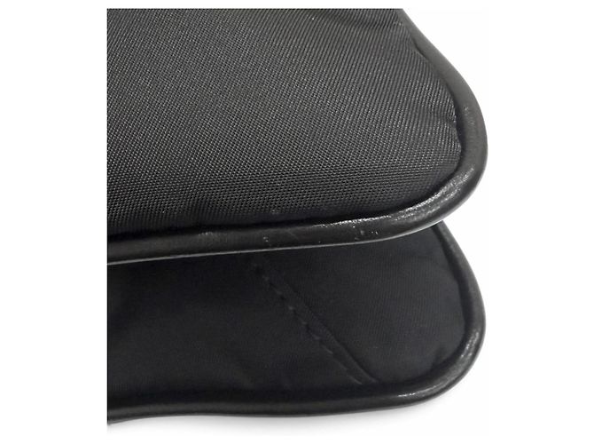 Versace Leather Medusa Greca 2-Way Shoulder Bag/Clutch Bag Black - view 7