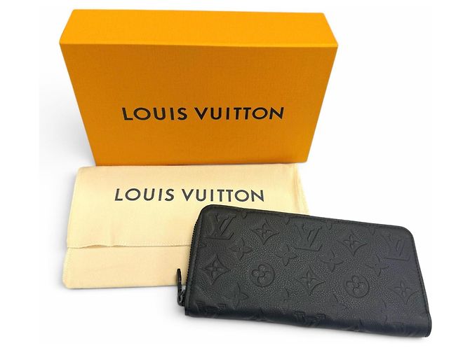 Louis Vuitton Black Monogram Shadow Langbeutel Schwarz - Ansicht 2