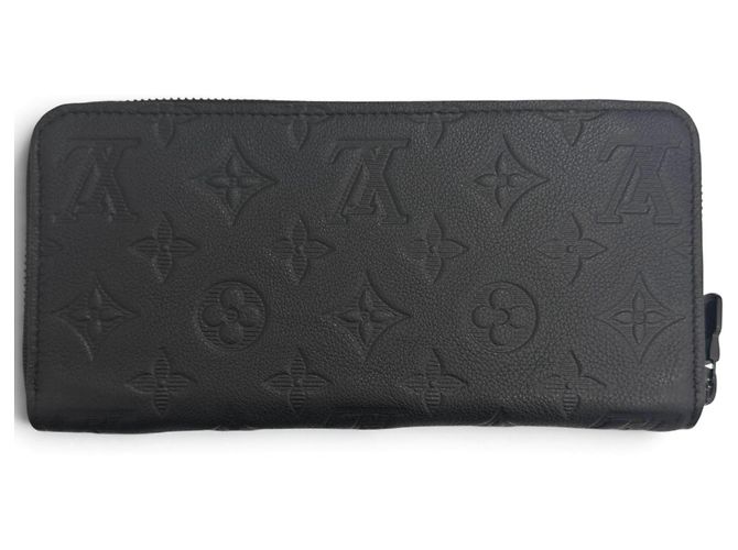 Louis Vuitton Black Monogram Shadow Langbeutel Schwarz - Ansicht 3