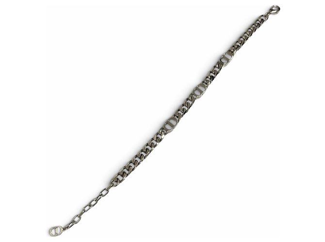 Christian Dior Bracciale a Maglie Dior Homme CD Icon Argento - vista 4