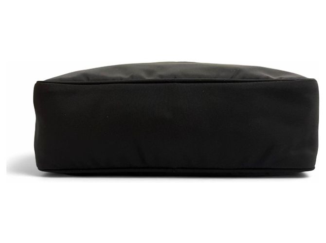 Borsa a tracolla Prada in Re-Nylon con placca logo triangolare Nero - vista 5