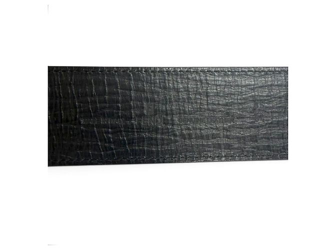 Zucca Fendi Gürtel aus schwarzem Leder mit FF-Logo-Schnalle - Ansicht 9