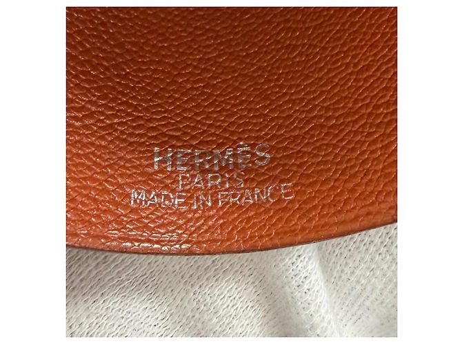 Hermès Hermes Margiela Era Clochette Schlüsselanhänger Lederhalskette Braun - Ansicht 6