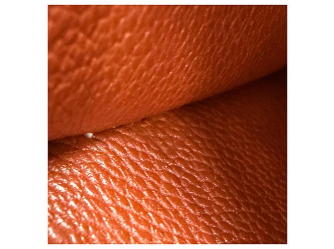Hermès Hermes Margiela Era Clochette Schlüsselanhänger Lederhalskette Braun - Ansicht 7