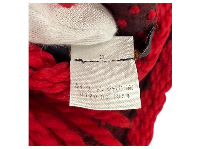 Louis Vuitton Ruby Stola aus Woll-Seiden-Mischung Rot - Ansicht 7