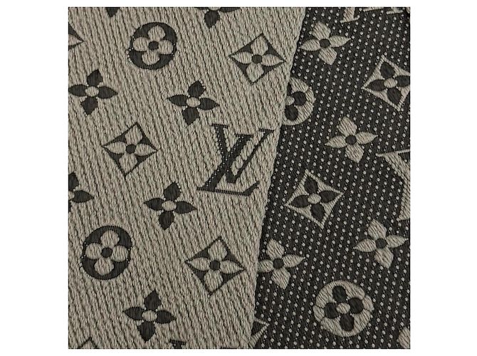 Stola Louis Vuitton Logomania in lana e seta - vista 4