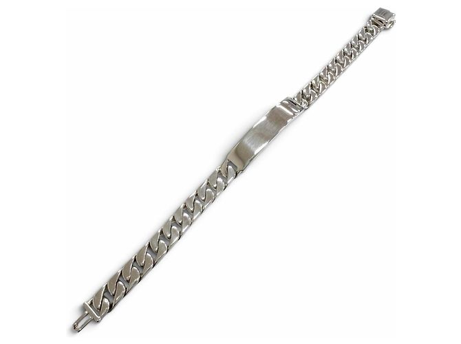 Autre Marque Bracciale a catena Tiffany Vintage ID Plate Argento - vista 2