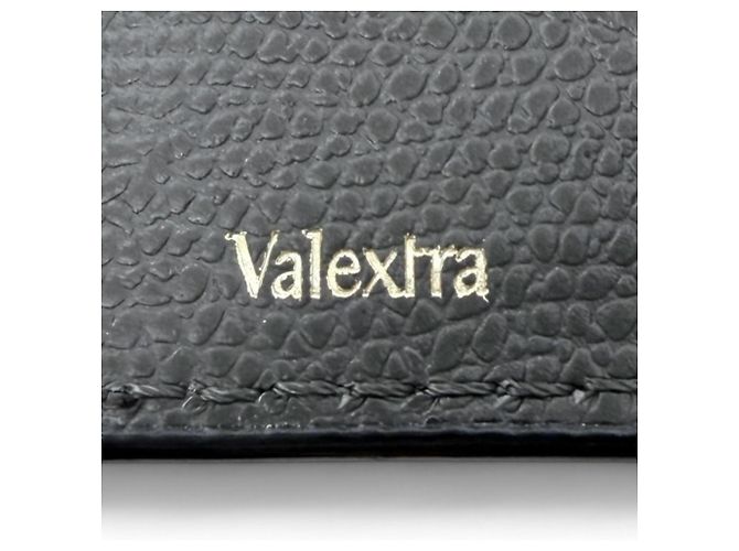 Valextra Gray Leather Money Clip Wallet Brown - view 7