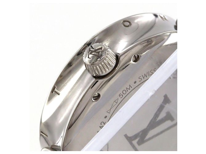 Orologio Louis Vuitton Tambour Moon Dual Time Quartz - vista 3