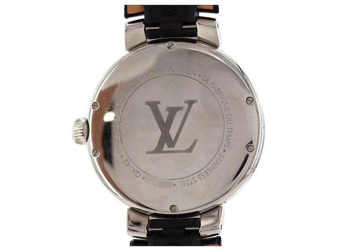 Orologio Louis Vuitton Tambour Moon Dual Time Quartz - vista 5