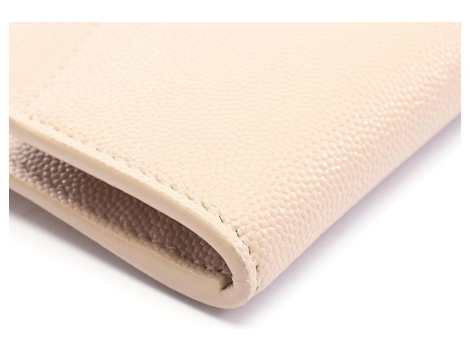 Yves Saint Laurent Beige Leather Clutch Bag - view 7