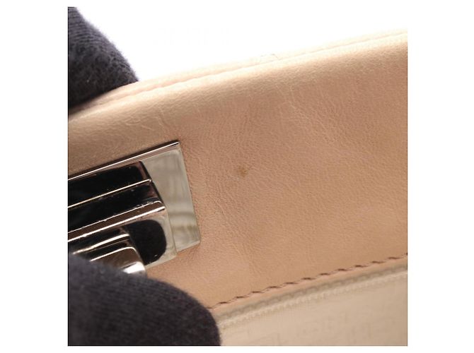 Bolsa de Ombro Chanel 2.55 Matelassé Beige - vista 7